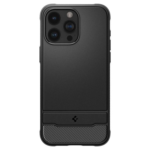 Etui Spigen Rugged Armor Mag z MagSafe na iPhone 15 Pro - czarny mat Etui Spigen Rugged Armor Mag z MagSafe na iPhone 15 Pro - czarny mat