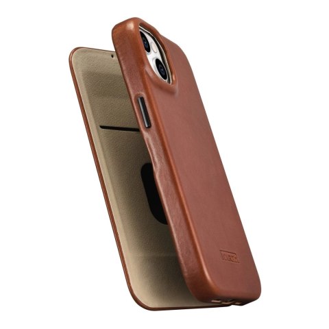 ICarer CE Oil Wax Premium Leather Folio Case skórzane etui iPhone 14 Plus z klapką magnetyczne MagSafe brązowy (AKI14220707-BN) ICarer CE Oil Wax Premium Leather Folio Case skórzane etui iPhone 14 Plus z klapką magnetyczne MagSafe brązowy (AKI14220707-BN)