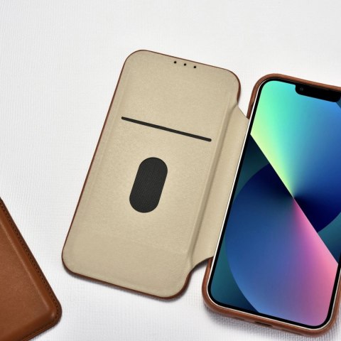 ICarer CE Oil Wax Premium Leather Folio Case skórzane etui iPhone 14 Plus z klapką magnetyczne MagSafe brązowy (AKI14220707-BN) ICarer CE Oil Wax Premium Leather Folio Case skórzane etui iPhone 14 Plus z klapką magnetyczne MagSafe brązowy (AKI14220707-BN)