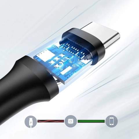 Kabel Ugreen US184 20883 USB-A 3.0 / USB-C 3A 1.5m - czarny Kabel Ugreen US184 20883 USB-A 3.0 / USB-C 3A 1.5m - czarny