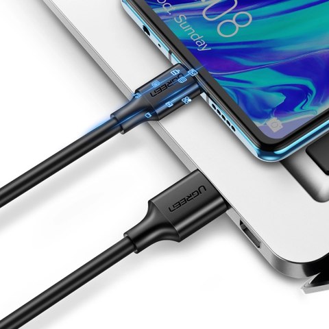 Kabel Ugreen US184 20883 USB-A 3.0 / USB-C 3A 1.5m - czarny Kabel Ugreen US184 20883 USB-A 3.0 / USB-C 3A 1.5m - czarny