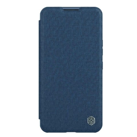 Nillkin Qin Cloth Pro Case etui do iPhone 14 Pro Max osłona na aparat kabura pokrowiec obudowa z klapką niebieski Nillkin Qin Cloth Pro Case etui do iPhone 14 Pro Max osłona na aparat kabura pokrowiec obudowa z klapką niebieski