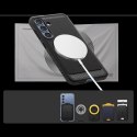 Etui Spigen Rugged Armor Mag MagSafe na Samsung Galaxy S25 - czarny-mat