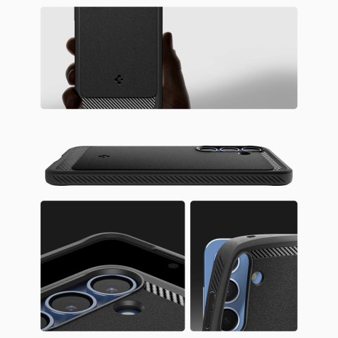 Etui Spigen Rugged Armor Mag MagSafe na Samsung Galaxy S25 - czarny-mat Etui Spigen Rugged Armor Mag MagSafe na Samsung Galaxy S25 - czarny-mat