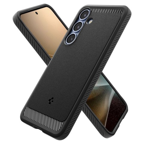 Etui Spigen Rugged Armor Mag MagSafe na Samsung Galaxy S25 - czarny-mat Etui Spigen Rugged Armor Mag MagSafe na Samsung Galaxy S25 - czarny-mat