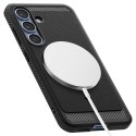 Etui Spigen Rugged Armor Mag MagSafe na Samsung Galaxy S25 - czarny-mat