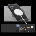 Etui Spigen Rugged Armor Mag MagSafe na Samsung Galaxy S25 - czarny-mat