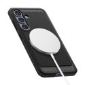 Etui Spigen Rugged Armor Mag MagSafe na Samsung Galaxy S25 - czarny-mat