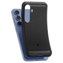 Etui Spigen Rugged Armor Mag MagSafe na Samsung Galaxy S25 - czarny-mat