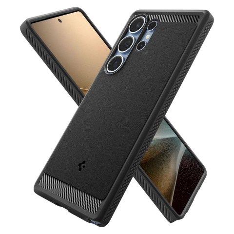 Etui Spigen Rugged Armor Mag na Samsung Galaxy S25 Ultra - czarne Etui Spigen Rugged Armor Mag na Samsung Galaxy S25 Ultra - czarne