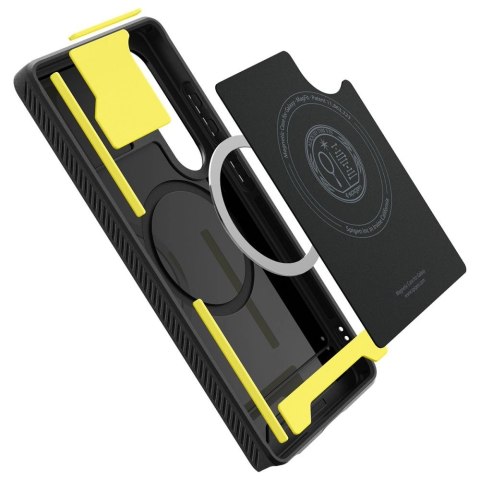 Etui Spigen Rugged Armor Mag na Samsung Galaxy S25 Ultra - czarne Etui Spigen Rugged Armor Mag na Samsung Galaxy S25 Ultra - czarne