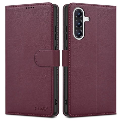 Etui Tech-Protect Wallet na Samsung Galaxy A36 5G - bordowe Etui Tech-Protect Wallet na Samsung Galaxy A36 5G - bordowe