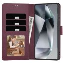 Etui Tech-Protect Wallet na Samsung Galaxy A36 5G - bordowe Etui Tech-Protect Wallet na Samsung Galaxy A36 5G - bordowe