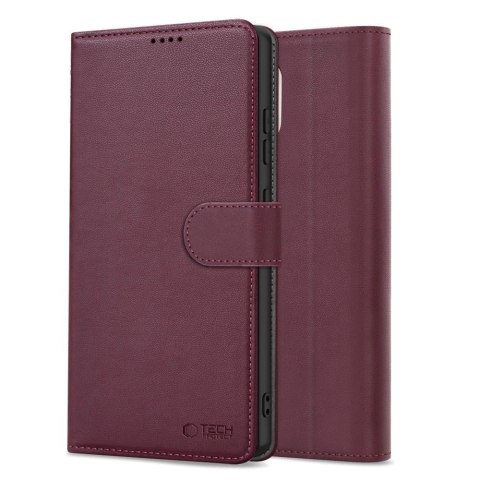 Etui Tech-Protect Wallet na Samsung Galaxy A36 5G - bordowe Etui Tech-Protect Wallet na Samsung Galaxy A36 5G - bordowe