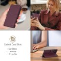 Etui Tech-Protect Wallet na Samsung Galaxy A36 5G - bordowe Etui Tech-Protect Wallet na Samsung Galaxy A36 5G - bordowe