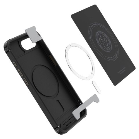Etui Spigen Core Armor MagSafe na iPhone SE 4 (2025) - czarne Etui Spigen Core Armor MagSafe na iPhone SE 4 (2025) - czarne