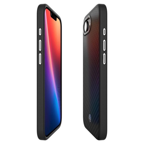 Etui Spigen Enzo Aramid MagSafe na iPhone SE 4 (2025) - czarne Etui Spigen Enzo Aramid MagSafe na iPhone SE 4 (2025) - czarne