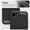Etui Spigen Rugged Armor MagSafe na iPhone SE 4 (2025) - czarne