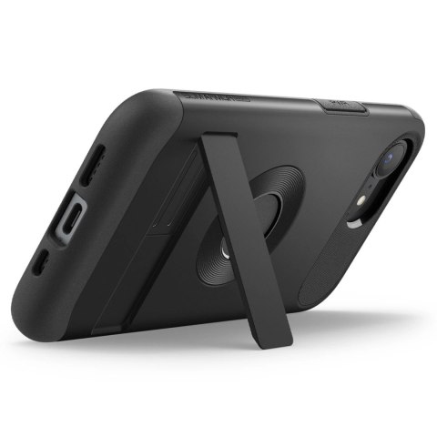 Etui Spigen Slim Armor MagSafe na iPhone SE 4 (2025) - czarne Etui Spigen Slim Armor MagSafe na iPhone SE 4 (2025) - czarne