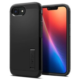 Etui Spigen Tough Armor z MagSafe na iPhone SE 4 (2025) z podstawką - czarne