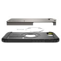 Etui Spigen Tough Armor z MagSafe na iPhone SE 4 (2025) z podstawką - szare