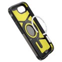 Etui Spigen Tough Armor z MagSafe na iPhone SE 4 (2025) z podstawką - szare