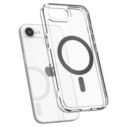 Etui Spigen Ultra Hybrid MagSafe na iPhone SE 4 (2025) Carbon Fiber - przezroczyste