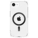 Etui Spigen Ultra Hybrid MagSafe na iPhone SE 4 (2025) Carbon Fiber - przezroczyste