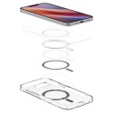 Etui Spigen Ultra Hybrid MagSafe na iPhone SE 4 (2025) Carbon Fiber - przezroczyste