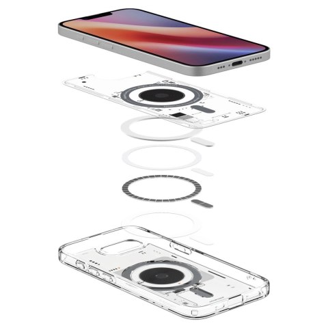 Etui Spigen Ultra Hybrid MagSafe na iPhone SE 4 (2025) Neo One - przezroczyste Etui Spigen Ultra Hybrid MagSafe na iPhone SE 4 (2025) Neo One - przezroczyste