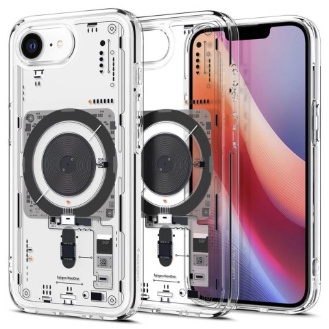 Etui Spigen Ultra Hybrid MagSafe na iPhone SE 4 (2025) Neo One - przezroczyste Etui Spigen Ultra Hybrid MagSafe na iPhone SE 4 (2025) Neo One - przezroczyste