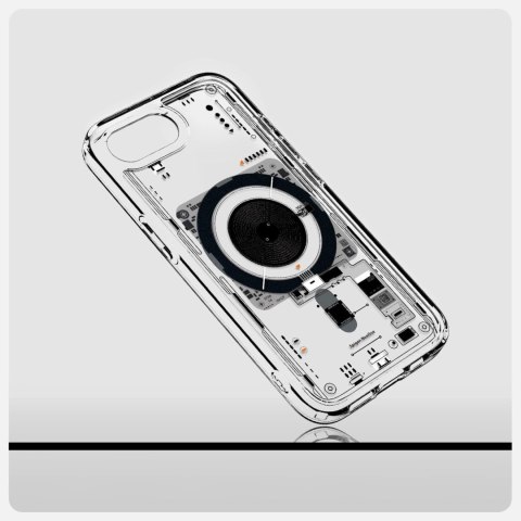 Etui Spigen Ultra Hybrid MagSafe na iPhone SE 4 (2025) Neo One - przezroczyste Etui Spigen Ultra Hybrid MagSafe na iPhone SE 4 (2025) Neo One - przezroczyste