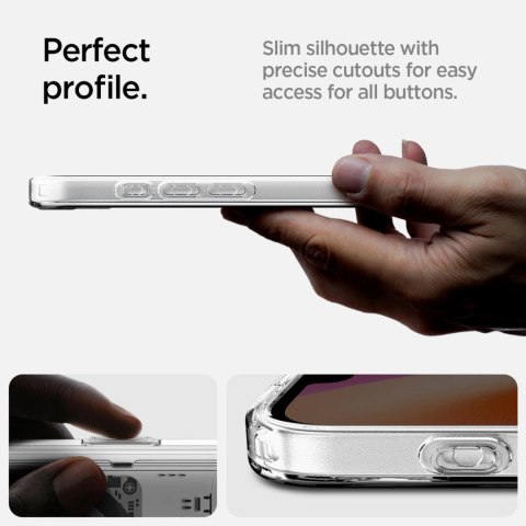 Etui Spigen Ultra Hybrid MagSafe na iPhone SE 4 (2025) Neo One - przezroczyste Etui Spigen Ultra Hybrid MagSafe na iPhone SE 4 (2025) Neo One - przezroczyste