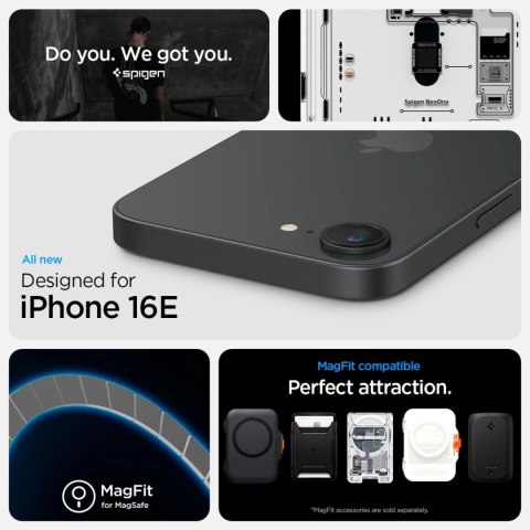 Etui Spigen Ultra Hybrid MagSafe na iPhone SE 4 (2025) Neo One - przezroczyste Etui Spigen Ultra Hybrid MagSafe na iPhone SE 4 (2025) Neo One - przezroczyste