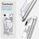 Etui Spigen Ultra Hybrid MagSafe na iPhone SE 4 (2025) Zero One - białe