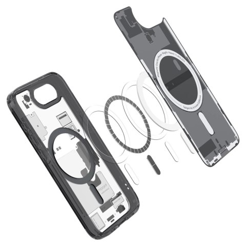 Etui Spigen Ultra Hybrid MagSafe na iPhone SE 4 (2025) Zero One - czarne Etui Spigen Ultra Hybrid MagSafe na iPhone SE 4 (2025) Zero One - czarne