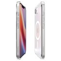 Etui Spigen Ultra Hybrid MagSafe na iPhone SE 4 (2025) - białe, półprzezroczyste Etui Spigen Ultra Hybrid MagSafe na iPhone SE 4 (2025) - białe, półprzezroczyste