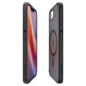 Etui Spigen Ultra Hybrid MagSafe na iPhone SE 4 (2025) - czarne, półprzezroczyste