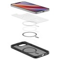 Etui Spigen Ultra Hybrid MagSafe na iPhone SE 4 (2025) - czarne, półprzezroczyste