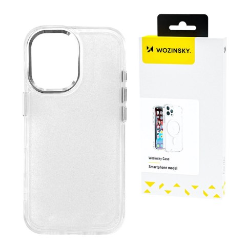 Etui Wozinsky Glitter Case na Samsung Galaxy S25 - przezroczyste z brokatem Etui Wozinsky Glitter Case na Samsung Galaxy S25 - przezroczyste z brokatem