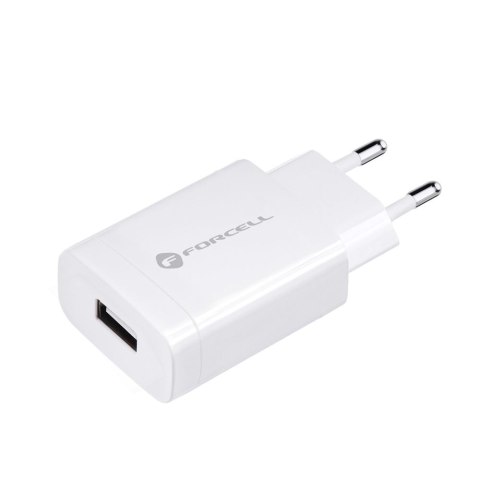 Ładowarka sieciowa do telefonu Forcell F-Energy USB A QC3.0 2,4A 18W TFK-TC-1099 biała Ładowarka sieciowa do telefonu Forcell F-Energy USB A QC3.0 2,4A 18W TFK-TC-1099 biała