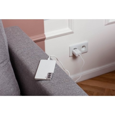 Ładowarka sieciowa do telefonu Forcell F-Energy USB C QC4.0 PD 3A 25W + kabel USB C do USB C TFK-TC-25WPD biała Ładowarka sieciowa do telefonu Forcell F-Energy USB C QC4.0 PD 3A 25W + kabel USB C do USB C TFK-TC-25WPD biała