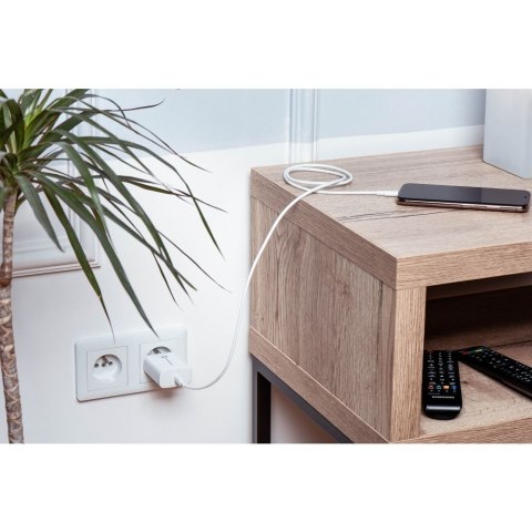 Ładowarka sieciowa do telefonu Forcell F-Energy USB C QC4.0 PD 3A 25W + kabel USB C do USB C TFK-TC-25WPD biała Ładowarka sieciowa do telefonu Forcell F-Energy USB C QC4.0 PD 3A 25W + kabel USB C do USB C TFK-TC-25WPD biała