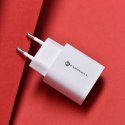 Ładowarka sieciowa do telefonu Forcell F-Energy USB C + USB A QC4.0 PD 3A 30W TFK-TC-30WPD biała Ładowarka sieciowa do telefonu Forcell F-Energy USB C + USB A QC4.0 PD 3A 30W TFK-TC-30WPD biała