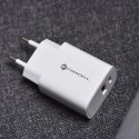 Ładowarka sieciowa do telefonu Forcell F-Energy USB C + USB A QC4.0 PD 3A 30W TFK-TC-30WPD biała Ładowarka sieciowa do telefonu Forcell F-Energy USB C + USB A QC4.0 PD 3A 30W TFK-TC-30WPD biała