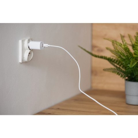 Ładowarka sieciowa do telefonu Forcell F-Energy USB C + USB A QC4.0 PD 3A 30W TFK-TC-30WPD biała Ładowarka sieciowa do telefonu Forcell F-Energy USB C + USB A QC4.0 PD 3A 30W TFK-TC-30WPD biała