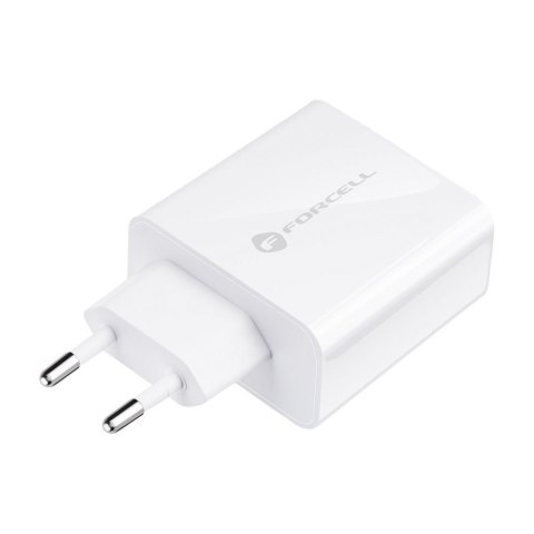 Ładowarka sieciowa do telefonu Forcell F-Energy USB C QC4.0 PD 3A 45W TFK-TC-45WPD biała Ładowarka sieciowa do telefonu Forcell F-Energy USB C QC4.0 PD 3A 45W TFK-TC-45WPD biała