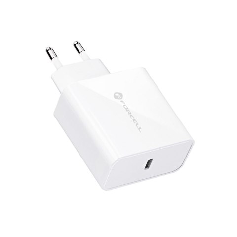 Ładowarka sieciowa do telefonu Forcell F-Energy USB C QC4.0 PD 3A 45W TFK-TC-45WPD biała Ładowarka sieciowa do telefonu Forcell F-Energy USB C QC4.0 PD 3A 45W TFK-TC-45WPD biała