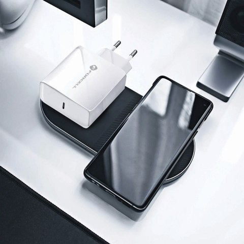 Ładowarka sieciowa do telefonu Forcell F-Energy USB C QC4.0 PD 3A 45W TFK-TC-45WPD biała Ładowarka sieciowa do telefonu Forcell F-Energy USB C QC4.0 PD 3A 45W TFK-TC-45WPD biała