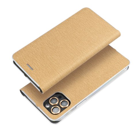 Kabura LUNA Book Gold do XIAOMI Redmi Note 13 PRO Plus 5G złoty Kabura LUNA Book Gold do XIAOMI Redmi Note 13 PRO Plus 5G złoty